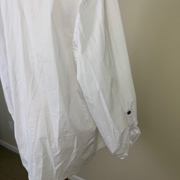 Adrienne Vittadini Button Up 3 4 Sleeve V Neck Shirt US Women's XL - Picture 3 of 8